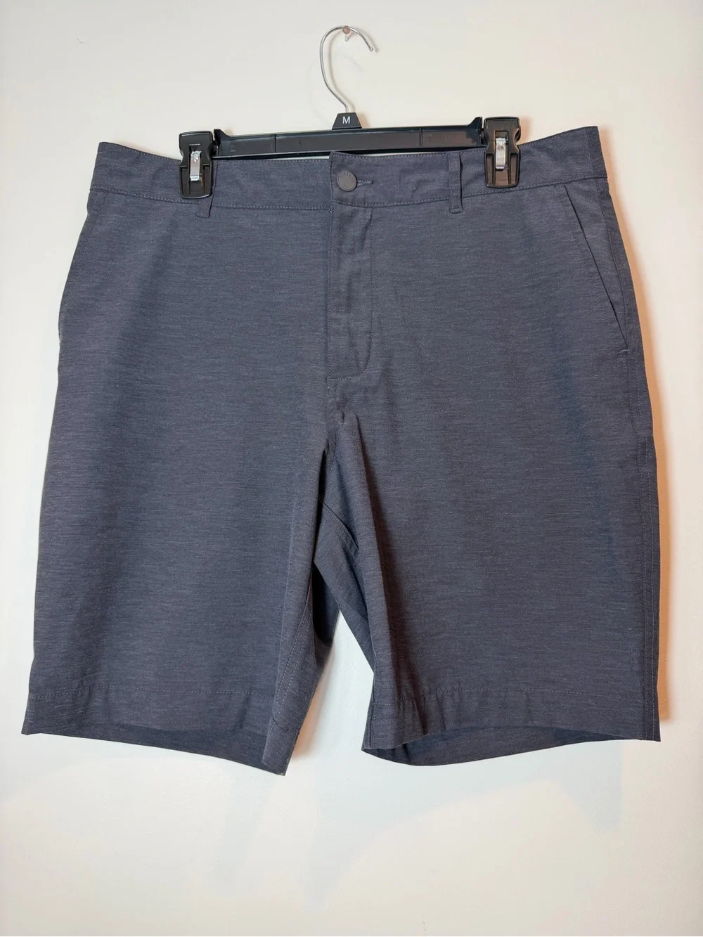 Faherty All Day Shorts Melange Charcoal Gray 33